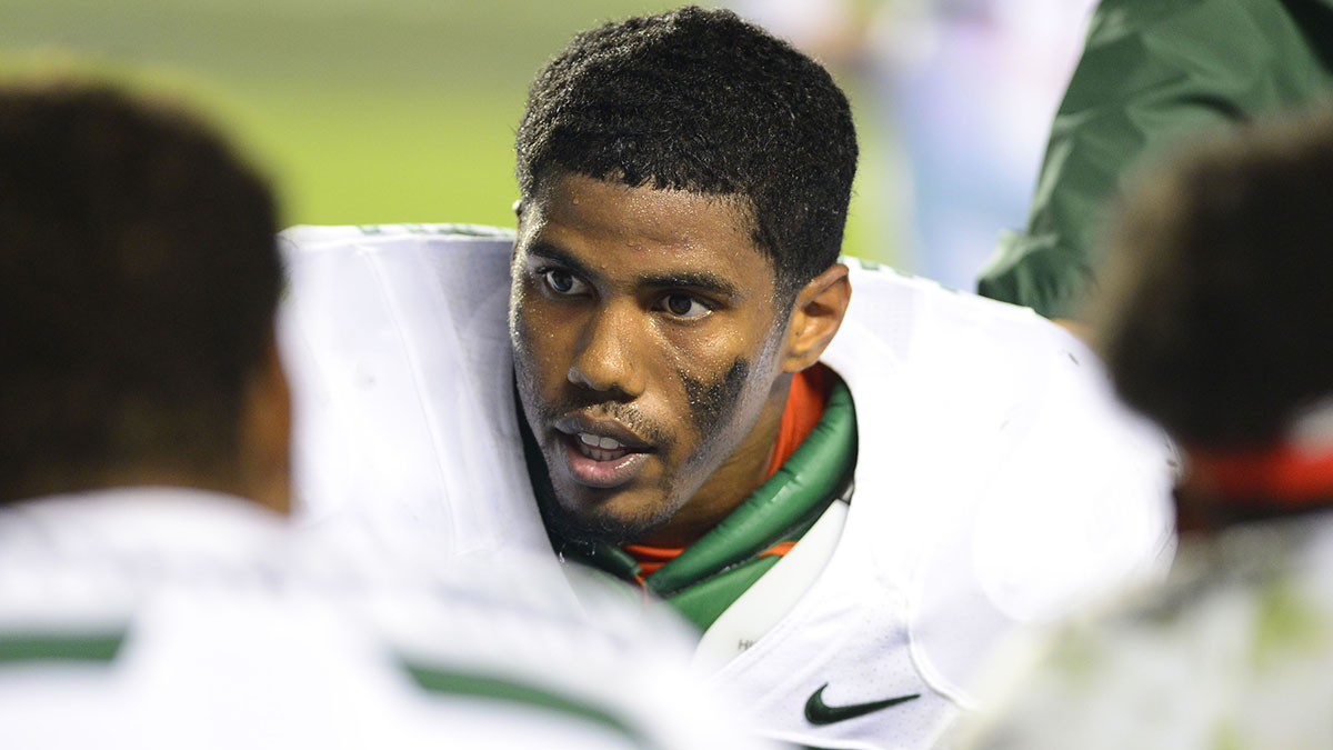Miami defensive back A.J. Highsmith