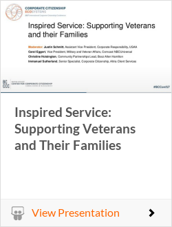 Inspired Service: Supporting Veterans and Their Families