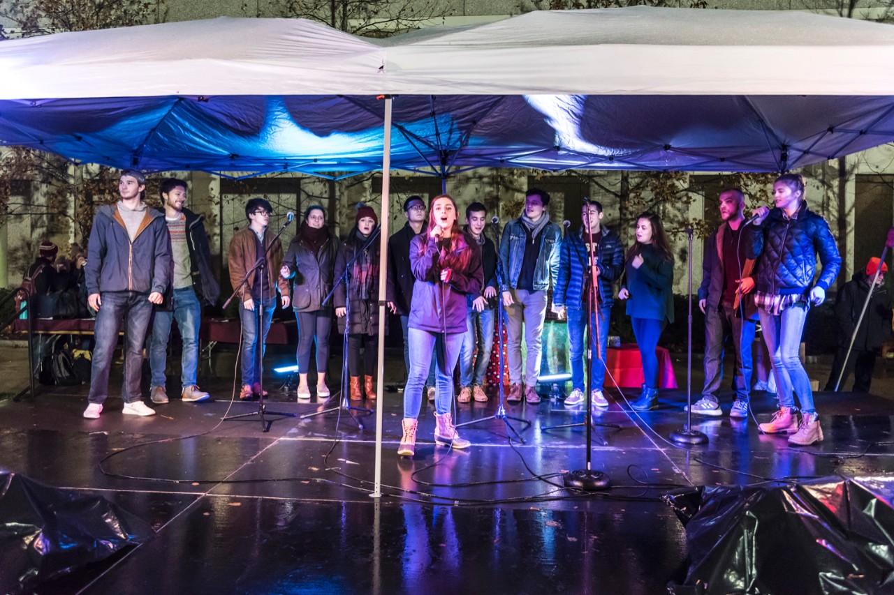 Student performances at BC Christmas tree lighting 2017. Student performances at BC Christmas tree lighting 2017.