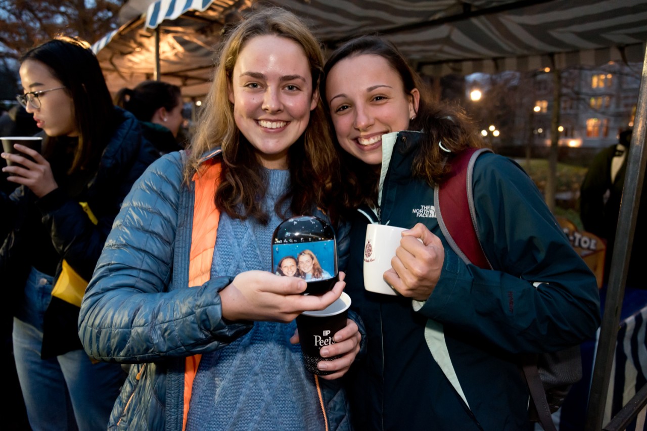 BC students at the BC Christmas tree lighting. BC students at the BC Christmas tree lighting.