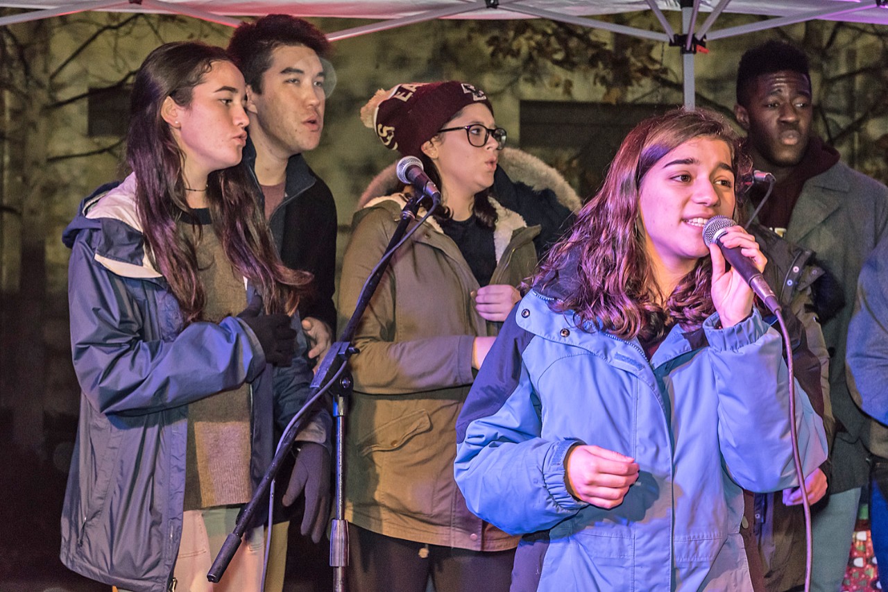 Student performances at BC Christmas tree lighting 2017. Student performances at BC Christmas tree lighting 2017.