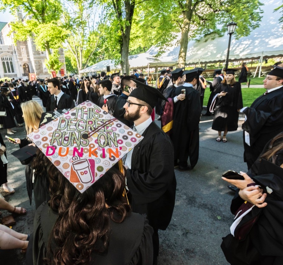 This degree runs on Dunkin This degree runs on Dunkin
