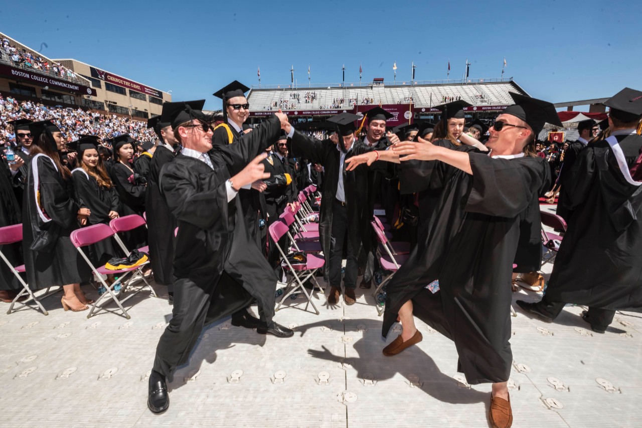 Happy graduates Happy graduates