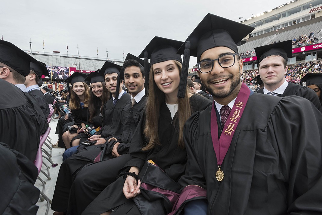 Scenes from Alumni Stadium at BC Commencement Scenes from Alumni Stadium at BC Commencement
