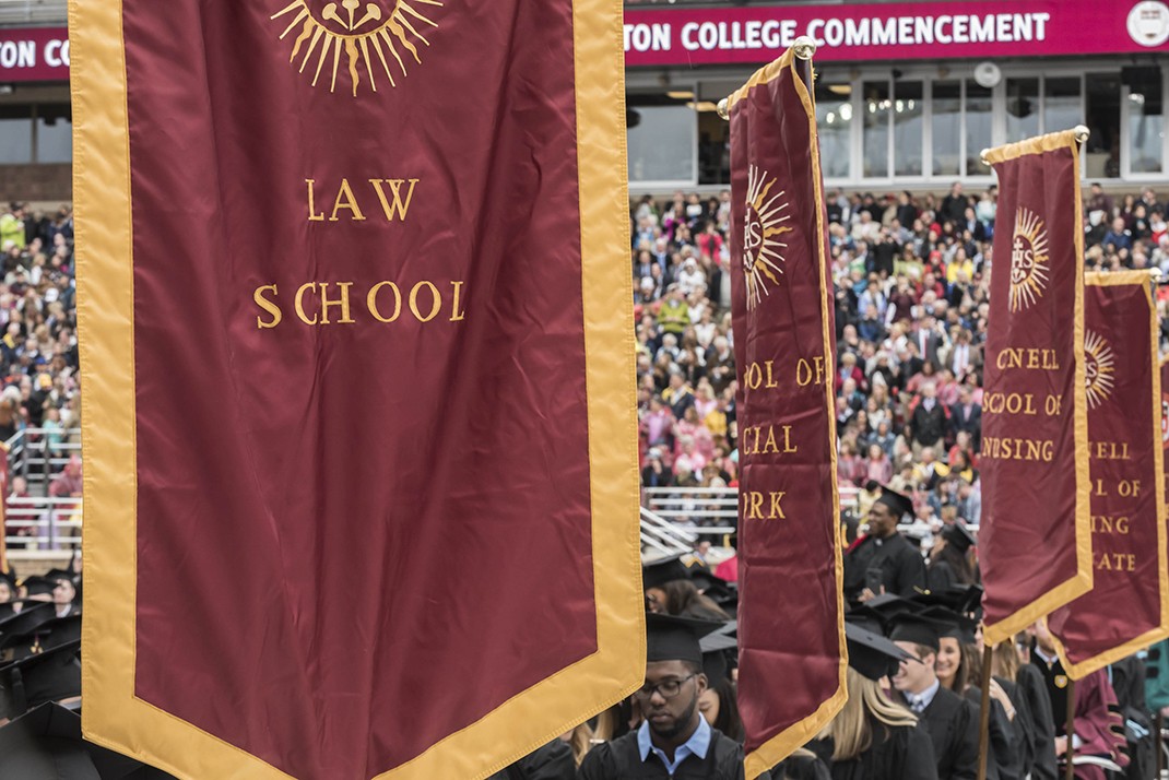 Boston College Commencement 2017, Alumni Stadium Boston College Commencement 2017, Alumni Stadium