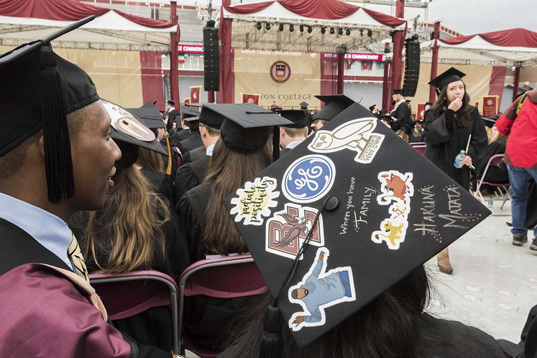 Decorated mortarboard Decorated mortarboard