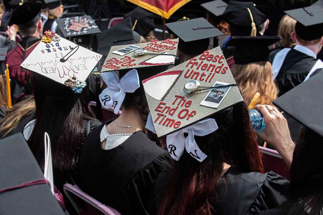 Decorated mortarboard