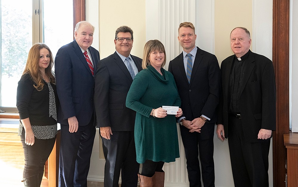 Presentation of Community Fund grant to Presentation School