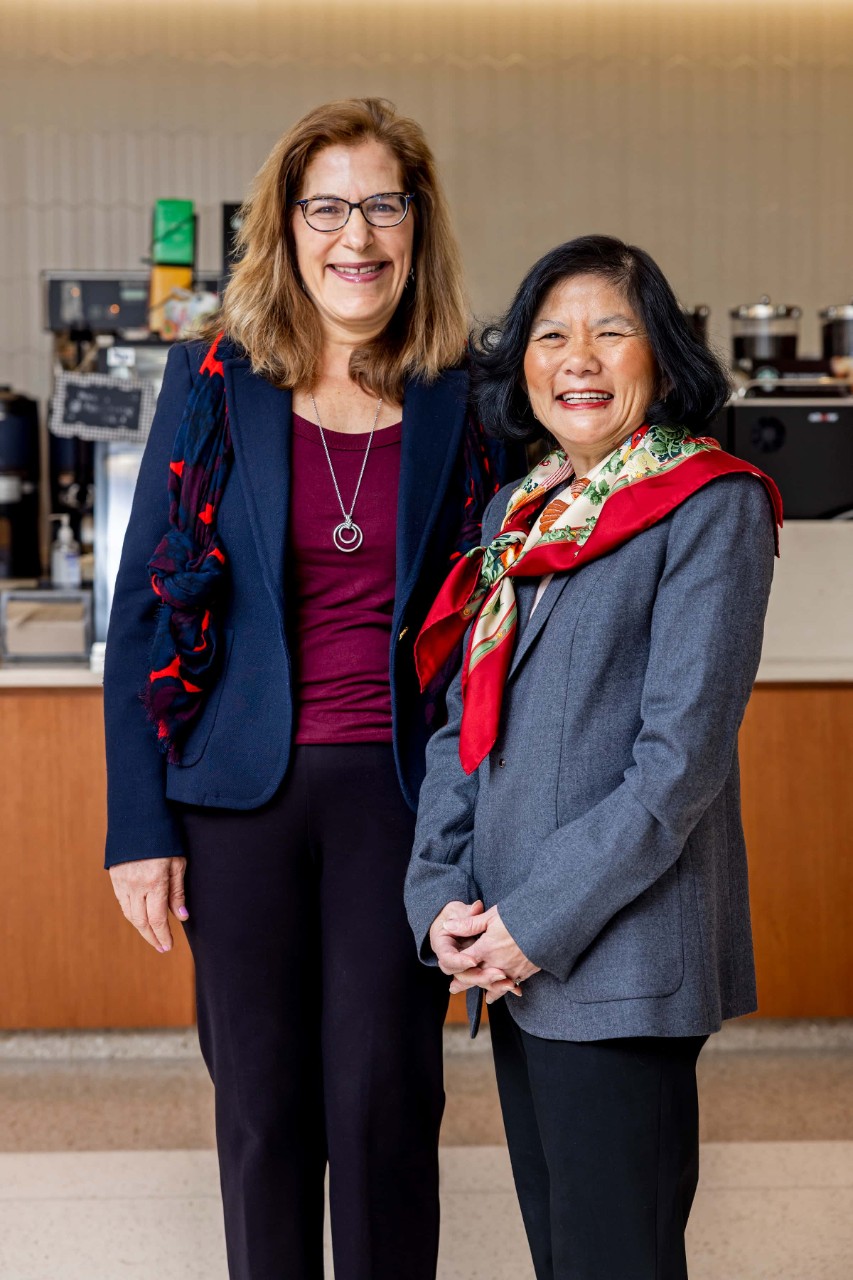 Beth Emery and Pat Bando