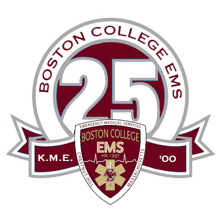 BC EMS 25th anniversary logo