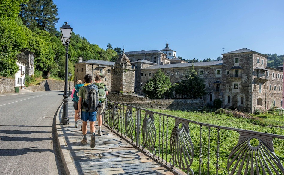 6th-century Benedictine monastery Approaching the 6th-century Benedictine monastery in Samos