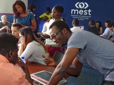 A session of BC TechTrek Ghana at MEST A session of BC TechTrek Ghana at MEST