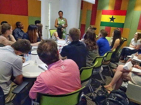 A TechTrek Ghana information session A TechTrek Ghana information session
