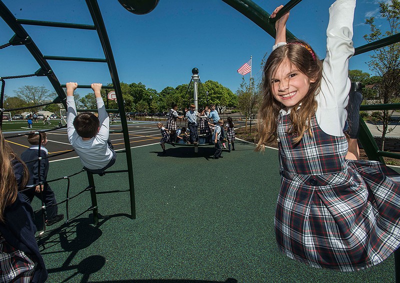 children on a playground