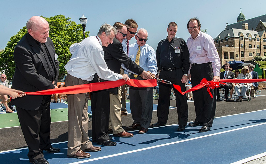 Ribbon cutting for new playground and recreational facilities at St. Columbkille Partnership School Ribbon cutting for new playground and recreational facilities at St. Columbkille Partnership School
