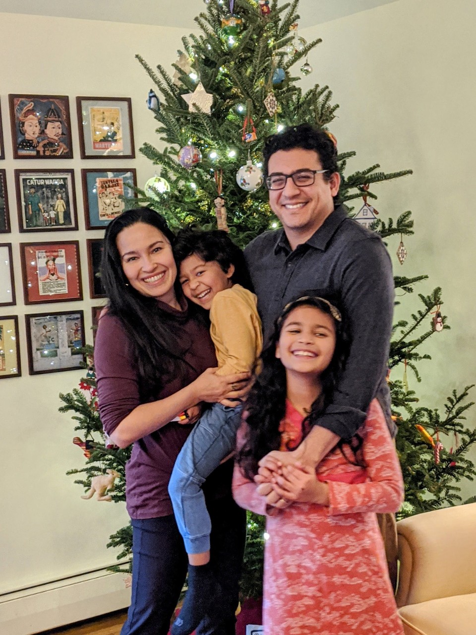 Lienau and her family