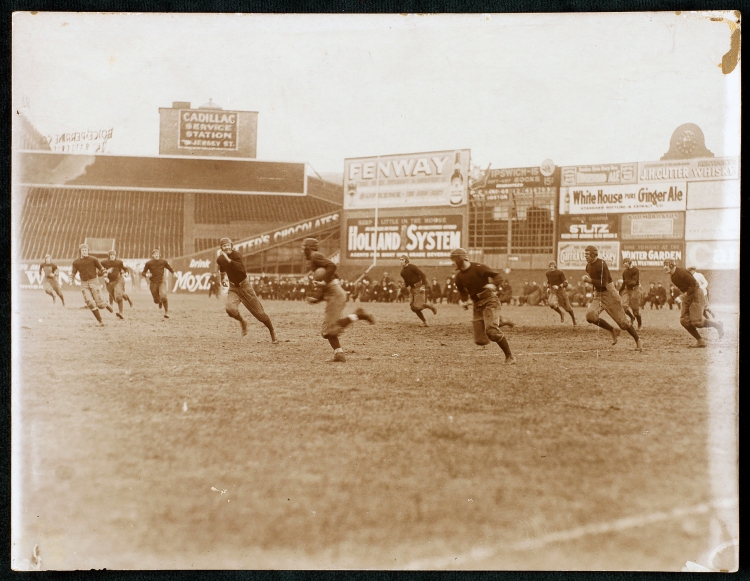 Boston College’s football team at Fenway