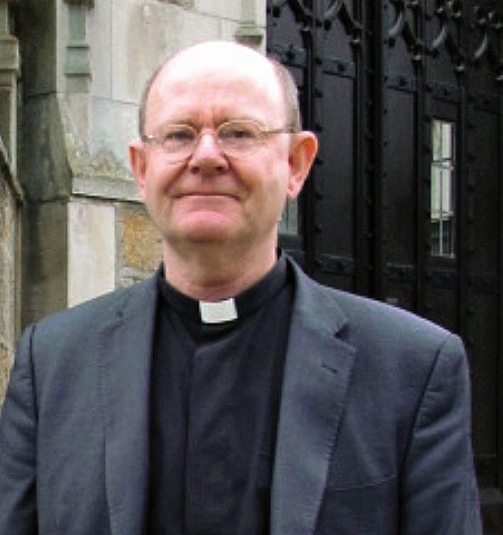 Oliver Rafferty outside Burns Library photo