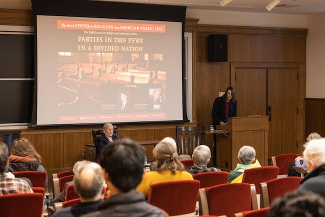 image of David Hopkins addressing the audience