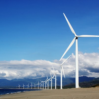 Windmill on a sunny day