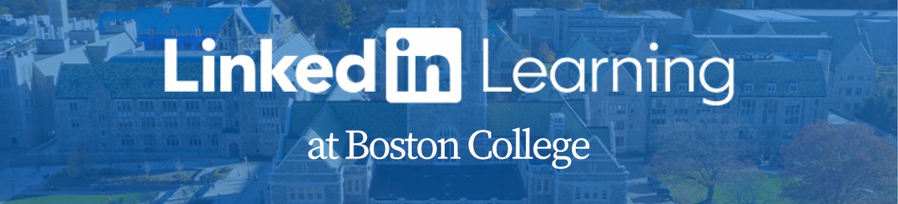 LinkedIn Learning at BC graphic