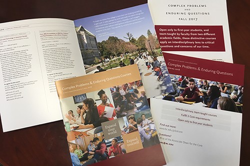 Core Marketing print materials