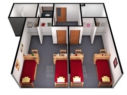 4 Person Suite 3D