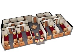 8 Person Suite 3D