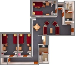 9 Person Suite 3D Top