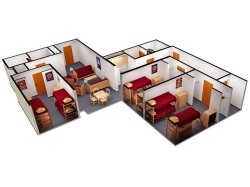 9 Person Suite 3D