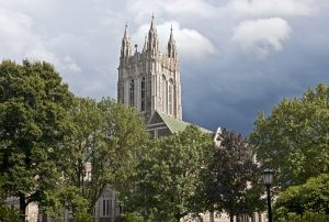 Gasson Hall in summer