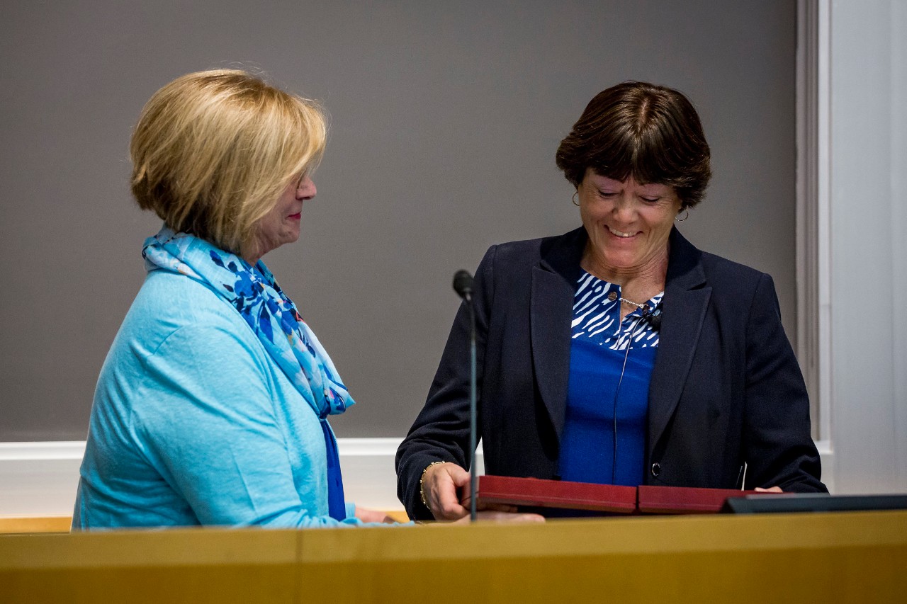 Dean Susan Gennaro and Karen Daley