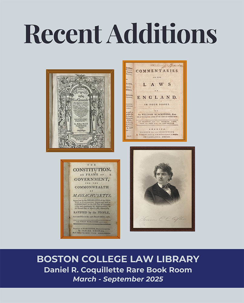 Recent Additions (Spring 2025) Exhibit Cover