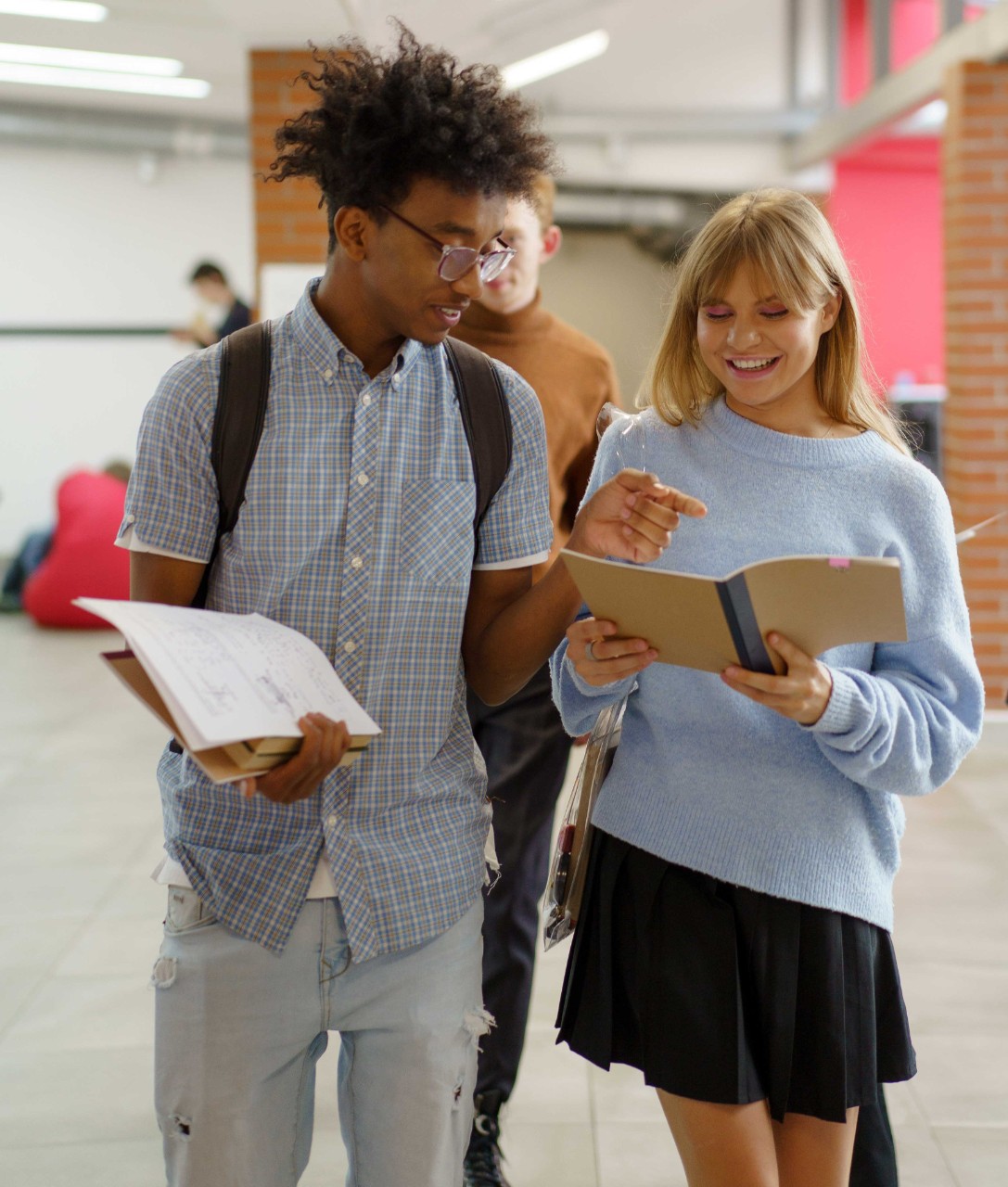 Students outside