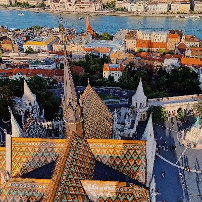 Christiane Paulhus '21 sends this photo of the view from St. Mathias Cathedral’s tower overlooking the beautiful city of Budapest, Hungary.
