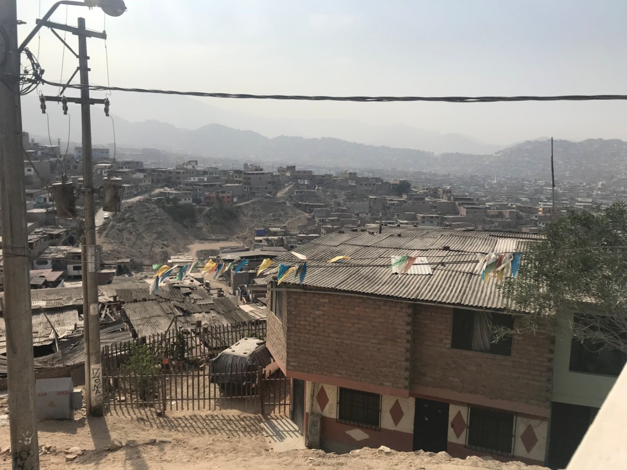 city scape of Lima, Peru