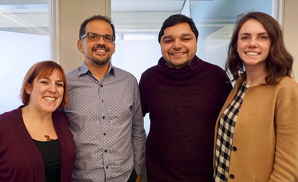 Jaime Lederer, James Figueiredo, Hugo Rengifo, and Katie Teague