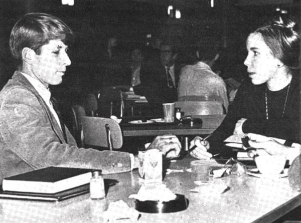 Heights photo of Martha Ann Brazier and Gus Fabens in the Eagles Nest