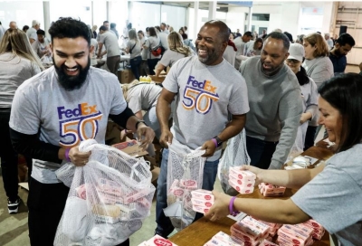 companies celebrate earth day fedex