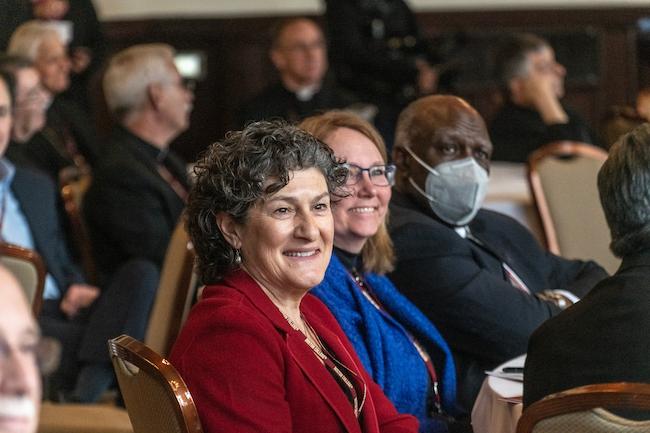 Sr. Mary Haddad, Therese Lysaught, and James Williams