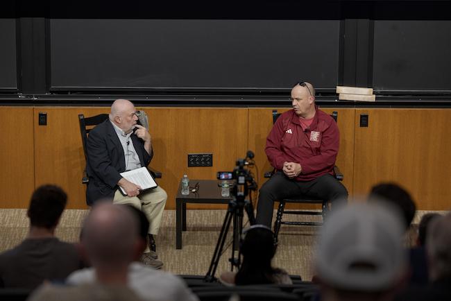 Mark Massa and Coach Bill O'Brien