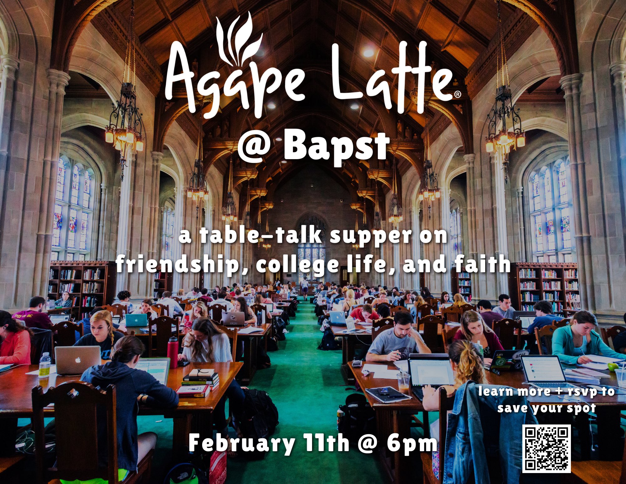Agape Latte at Bapst - Agape Latte at Bapst - simple with QR Agape Latte at Bapst - Agape Latte at Bapst - simple with QR