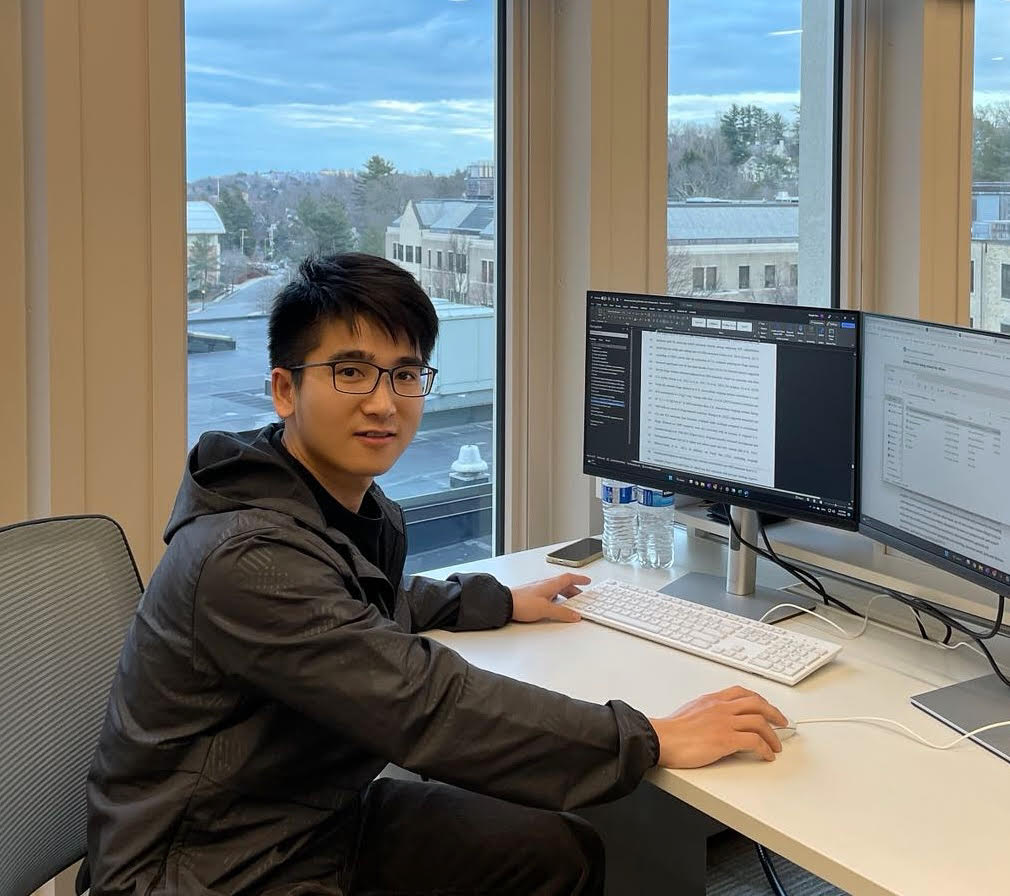 Dr. Yongfa You at his desk.