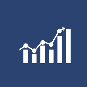 blue icon chart