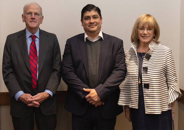 Carlos Alvarado Quesada and Charles I. Clough ’64 and Gloria L. Clough, MDiv’90, MS’96