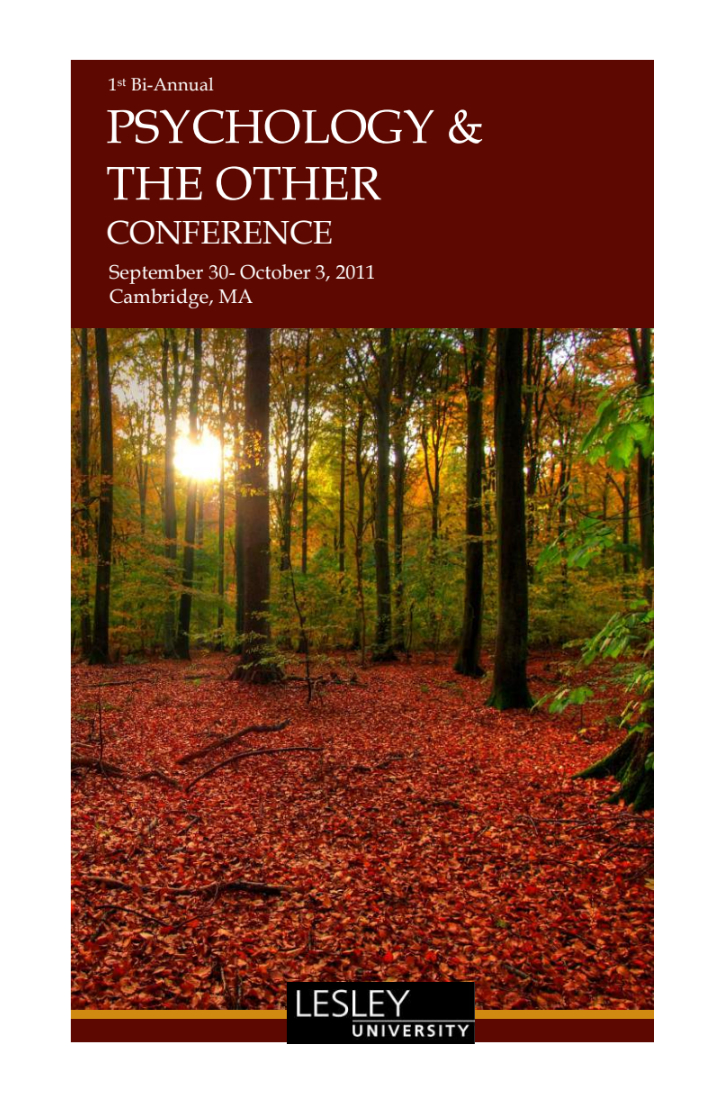2011 Conference Schedule Cover Page
