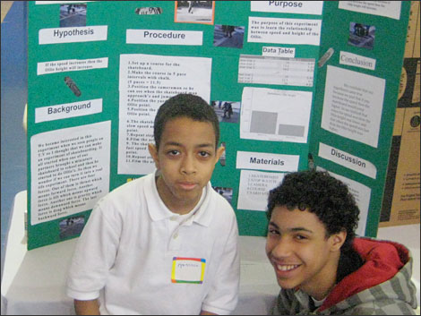 Davidovits Lab sparks science fair at Orchard Gardens