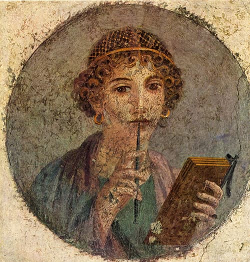sappho fresco
