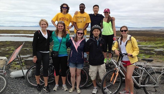 Biking across the Aran Islands