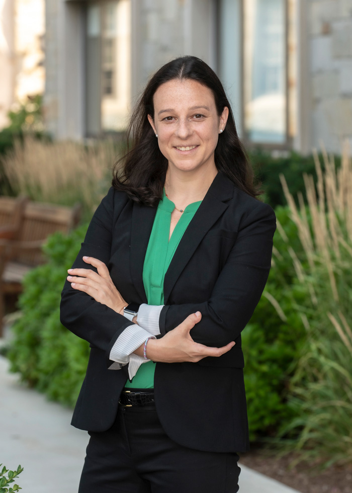 Portrait of Alyssa Goldman, Assist. Prof. Sociology for use in Kalscheur slideshow and a future issue of Welcome Additions for Chronicle.